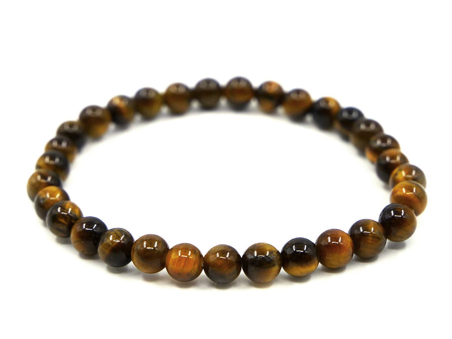 Bracelet en oeil de tigre - 6mm