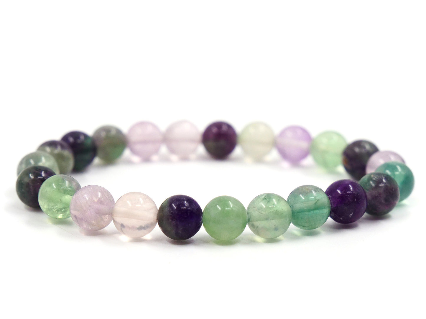 Bracelet en fluorite - 8mm