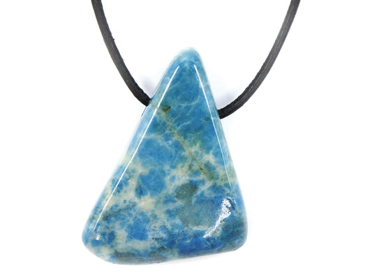 Lazulite suisse - Pendentif pierre percée