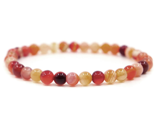 Bracelet en cornaline - 6mm