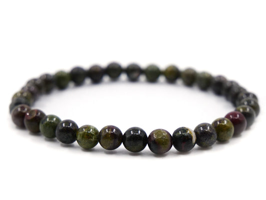 Bracelet en jaspe dragon - 6mm