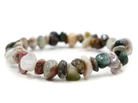 Bracelet en jaspe océanique