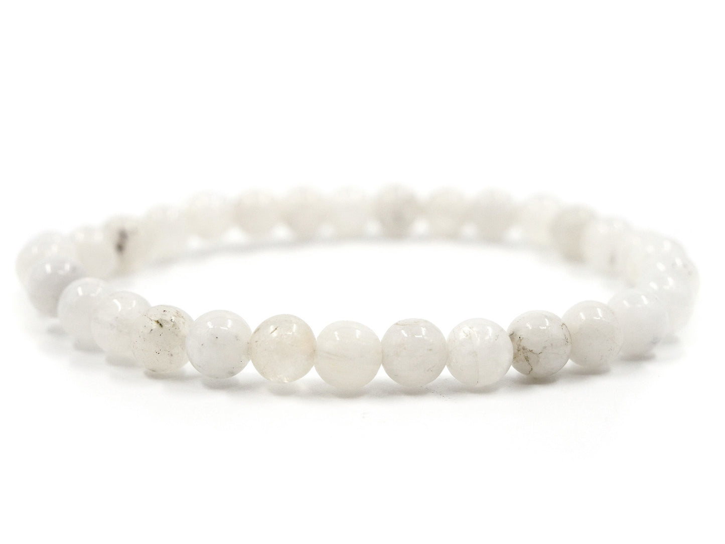 Bracelet en labradorite blanche "pierre de lune" - 6mm