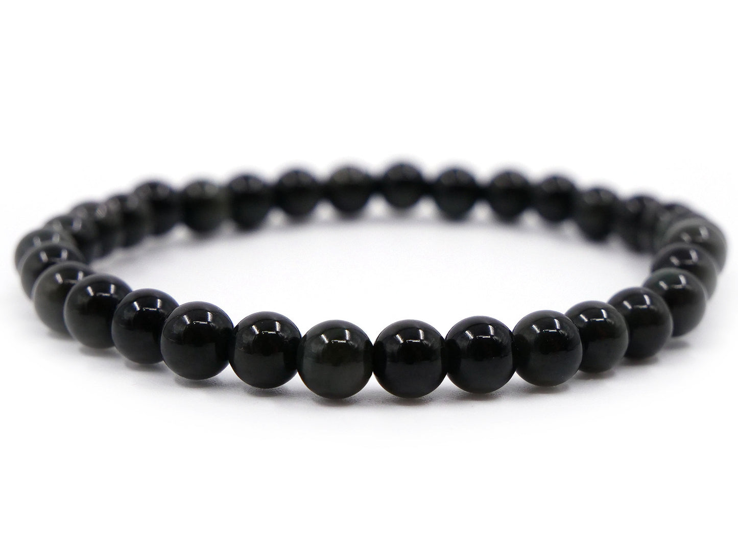 Bracelet en obsidienne arc-en-ciel - 6mm