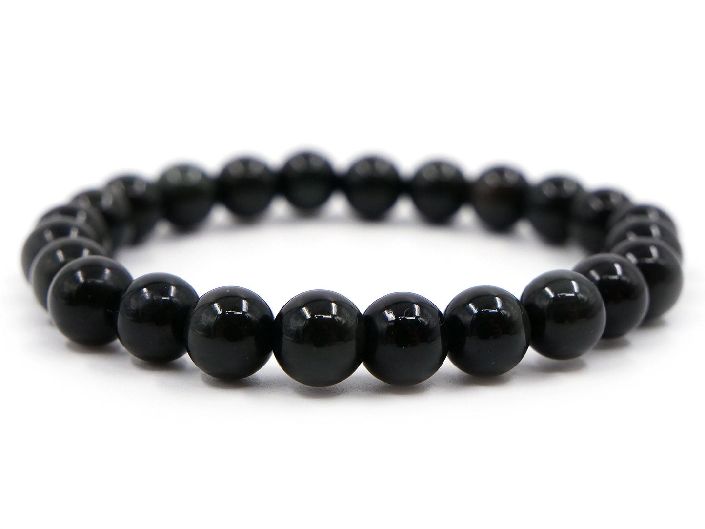 Bracelet en obsidienne arc-en-ciel - 8mm