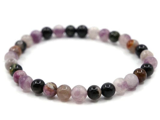 Bracelet en tourmaline (multicolor) - 6mm