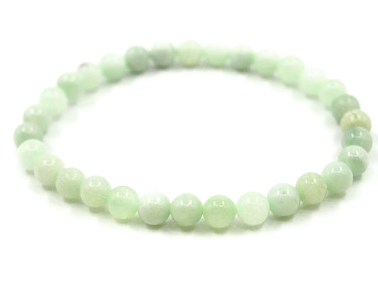 Bracelet en serpentine noble - 6mm