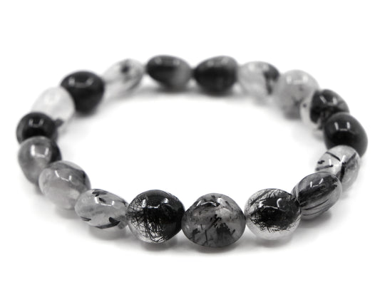 Bracelet en quartz tourmaline