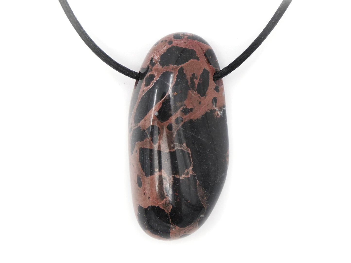 Marbre du Simmental (Suisse) - Pendentif pierre percée