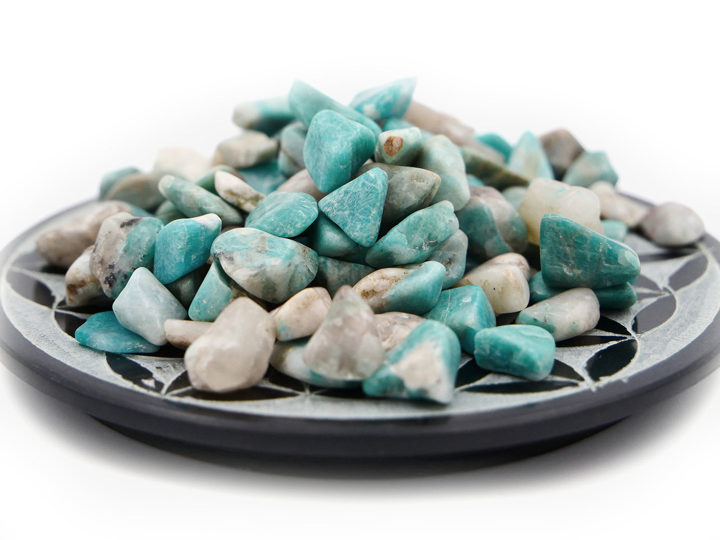 Amazonite - Mini pierre roulée - 100 g