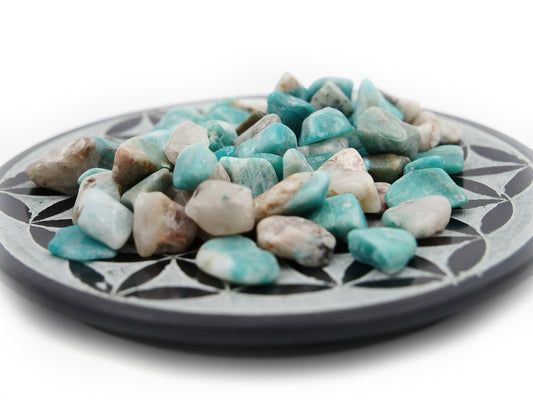 Amazonite - Mini pierre roulée - 50 g