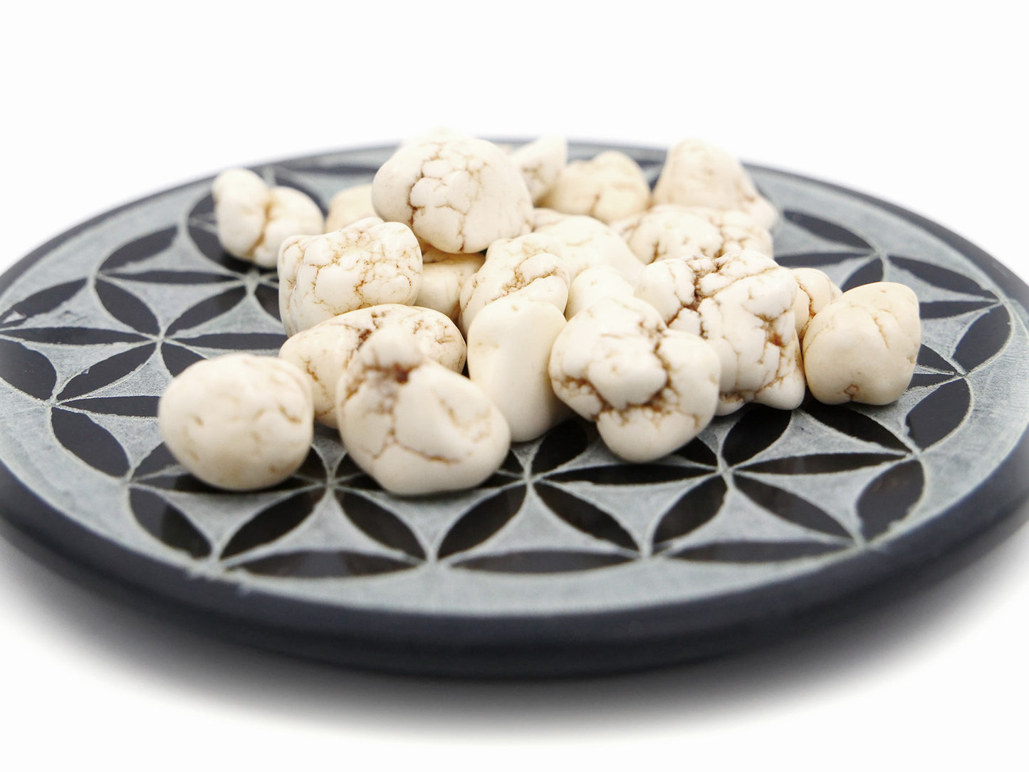 Magnésite - Mini pierre roulée - 50 g