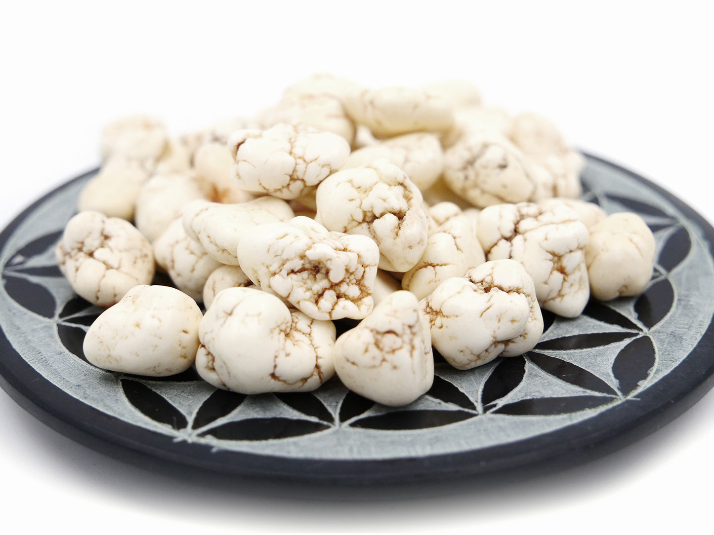 Magnésite - Mini pierre roulée - 100 g