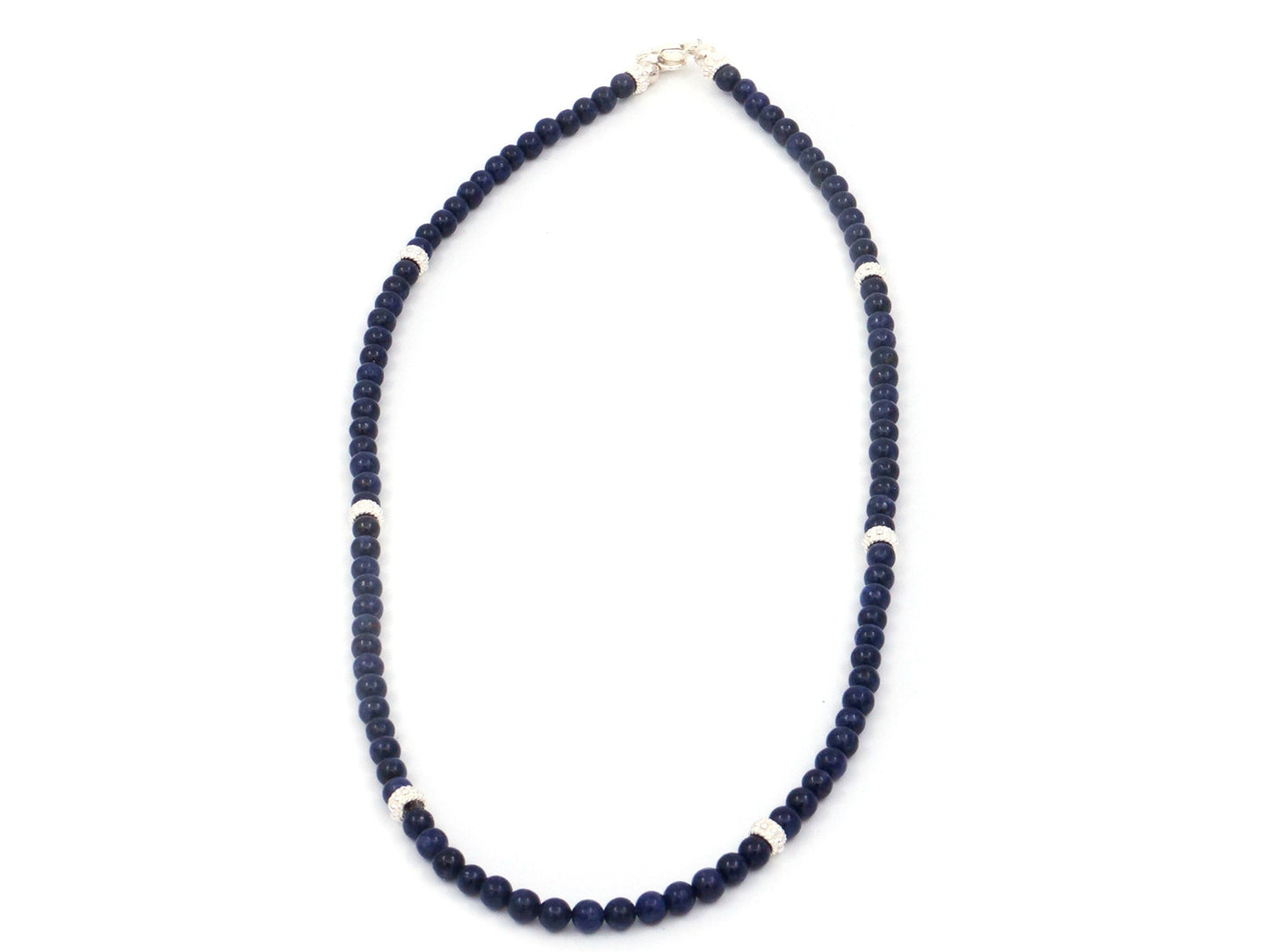 Saphir & argent 925 - Collier