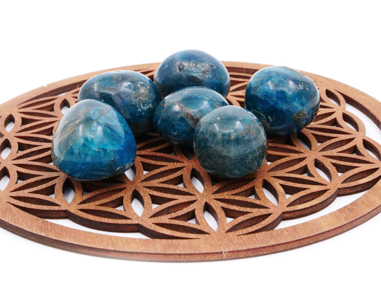 Apatite bleue - Pierre roulée