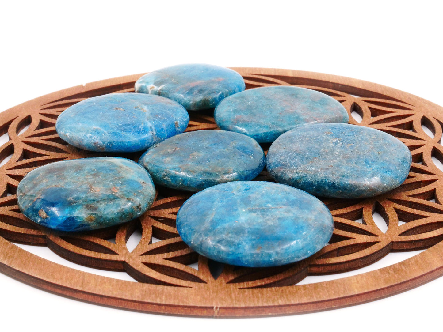 Apatite bleue - Pierre roulée