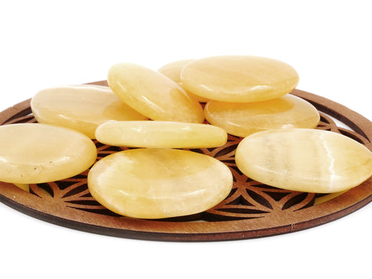 Calcite orange - Pierre roulée