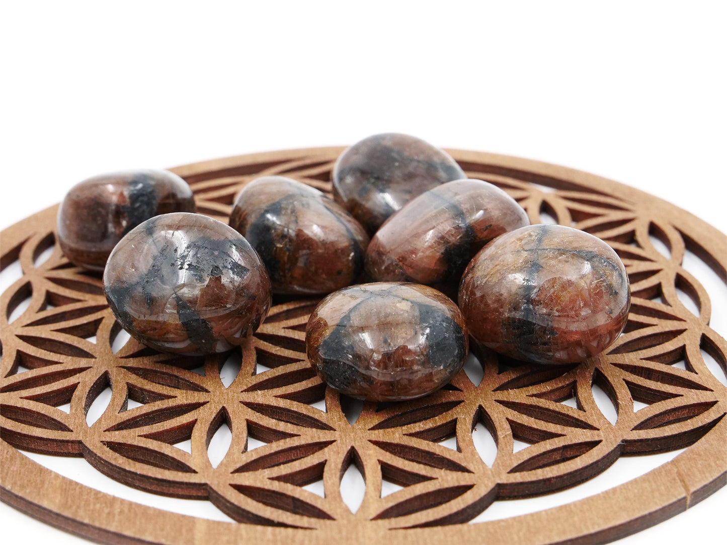 Chiastolite - Pierre roulée