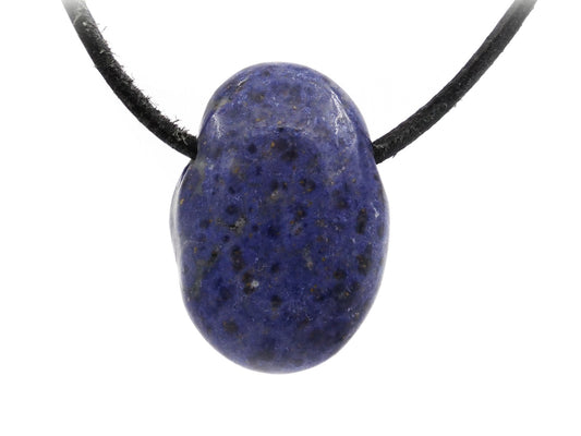Dumortiérite - Pendentif pierre percée