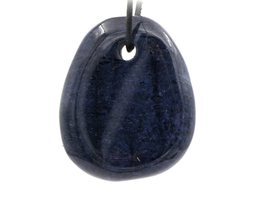 Dumortiérite - Pendentif pierre percée