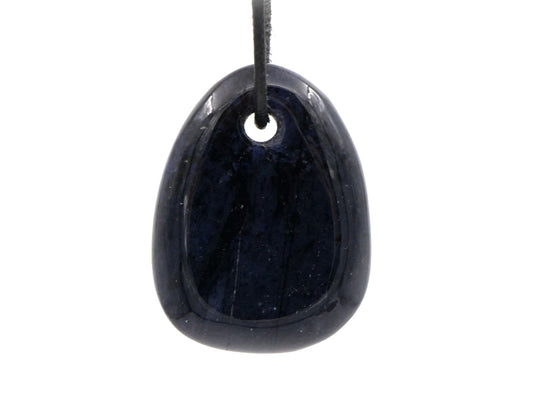 Dumortiérite - Pendentif pierre percée