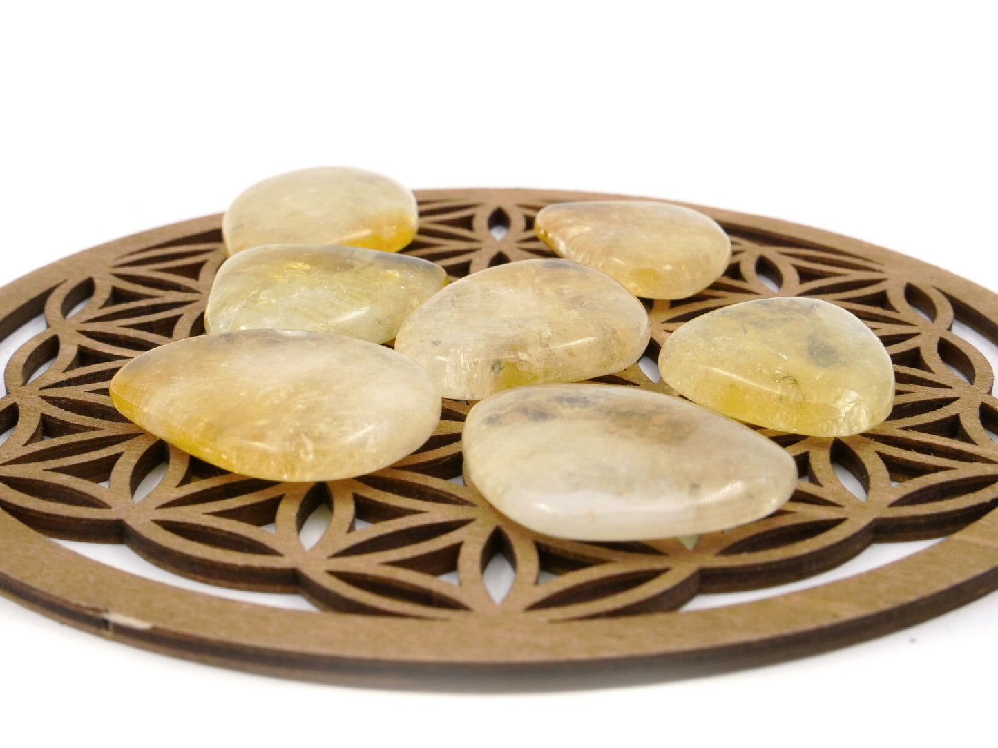 Citrine d'or (améthyste chauffée) - Pierre roulée