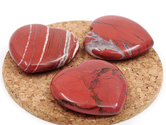 Jaspe rouge - Coeur