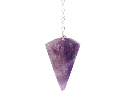 Améthyste - Pendule en pierre fine