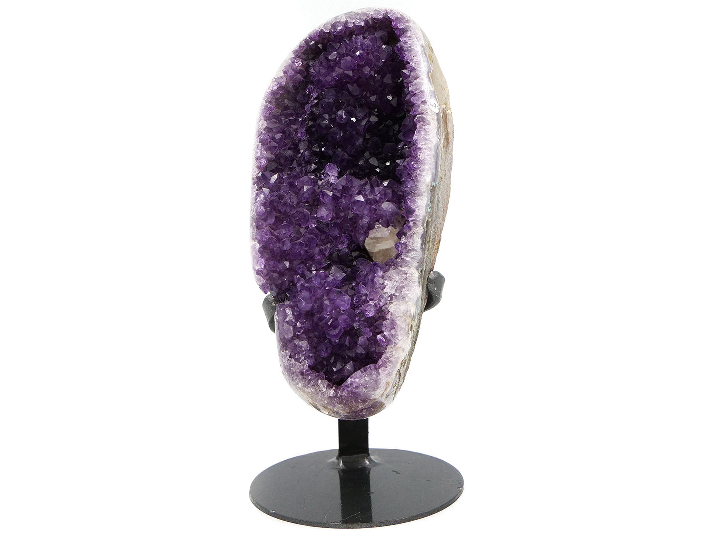 Améthyste - Géode sur pied métal