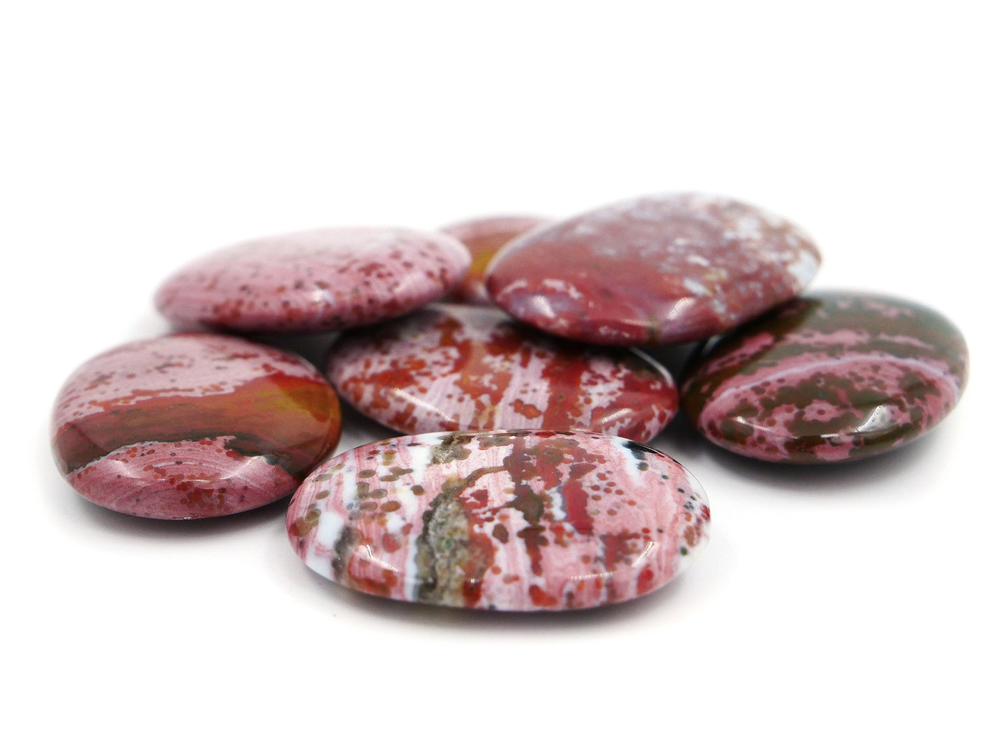 Jaspe océanique - Pierre roulée