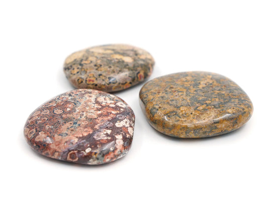 Rhyolite "jaspe léopard" - Pierre roulée