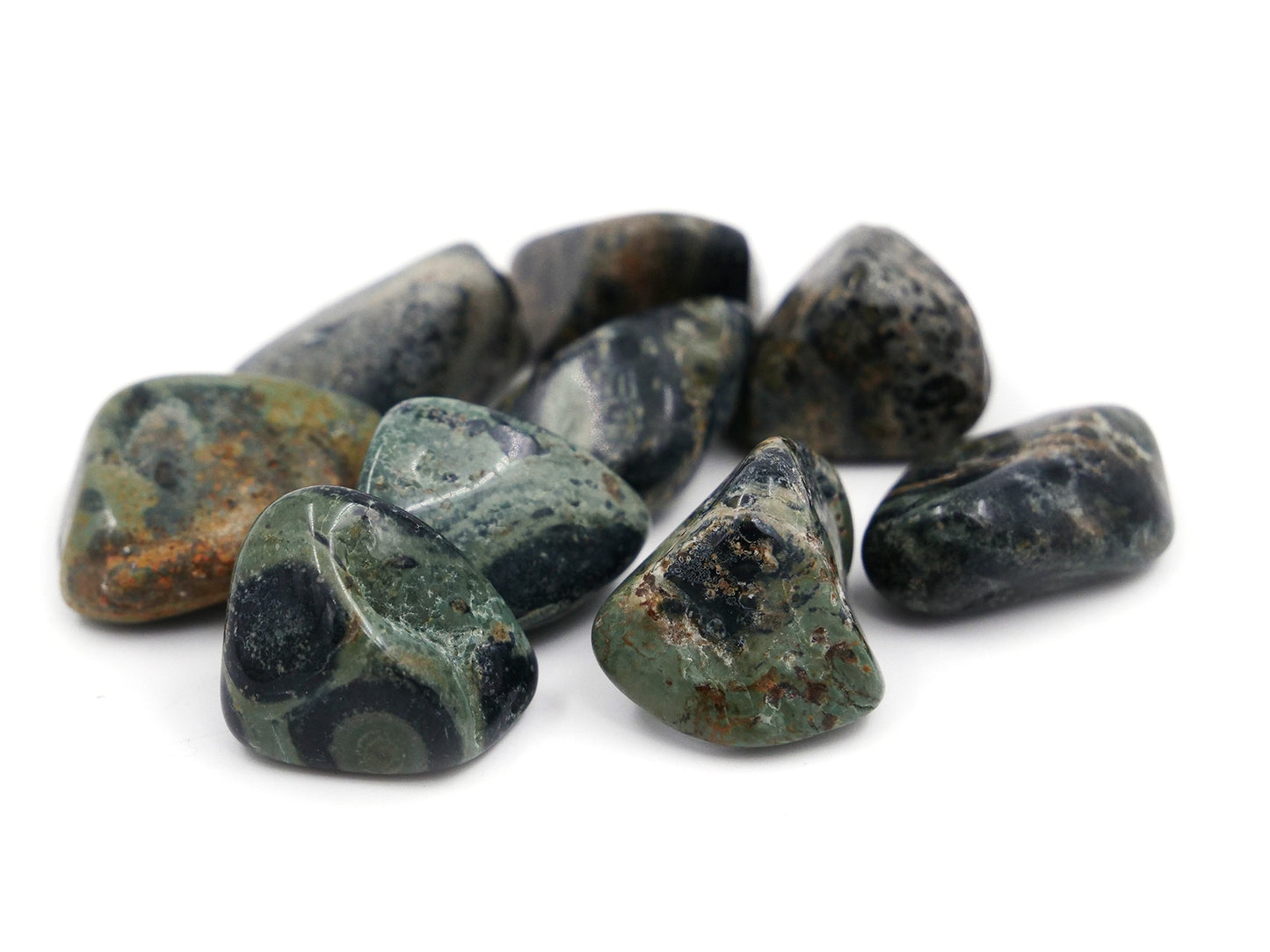 Eldarite (jaspe kambaba) - Pierre roulée