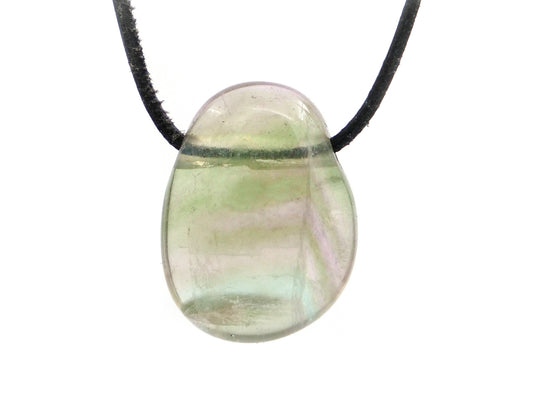 Fluorite - Pendentif pierre percée