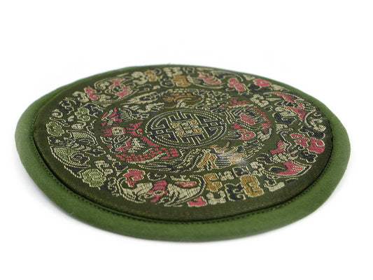 Coussin pour bol chantant 15 cm vert foncé