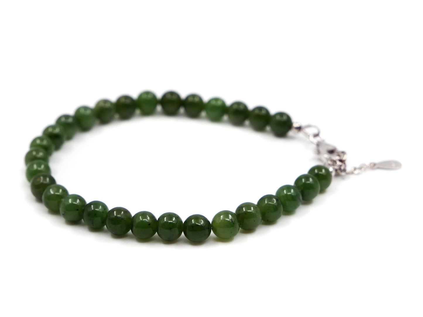 Bracelet en jade (nephrite) - 6mm