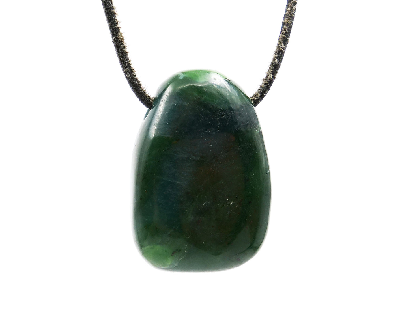 Jade (nephrite) - Pendentif pierre percée