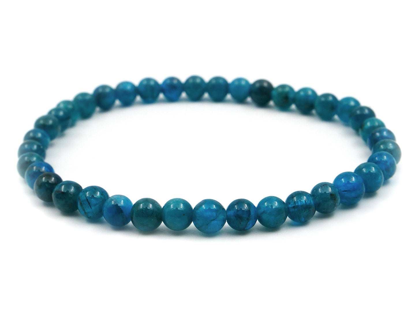 Bracelet en apatite bleue - 5mm