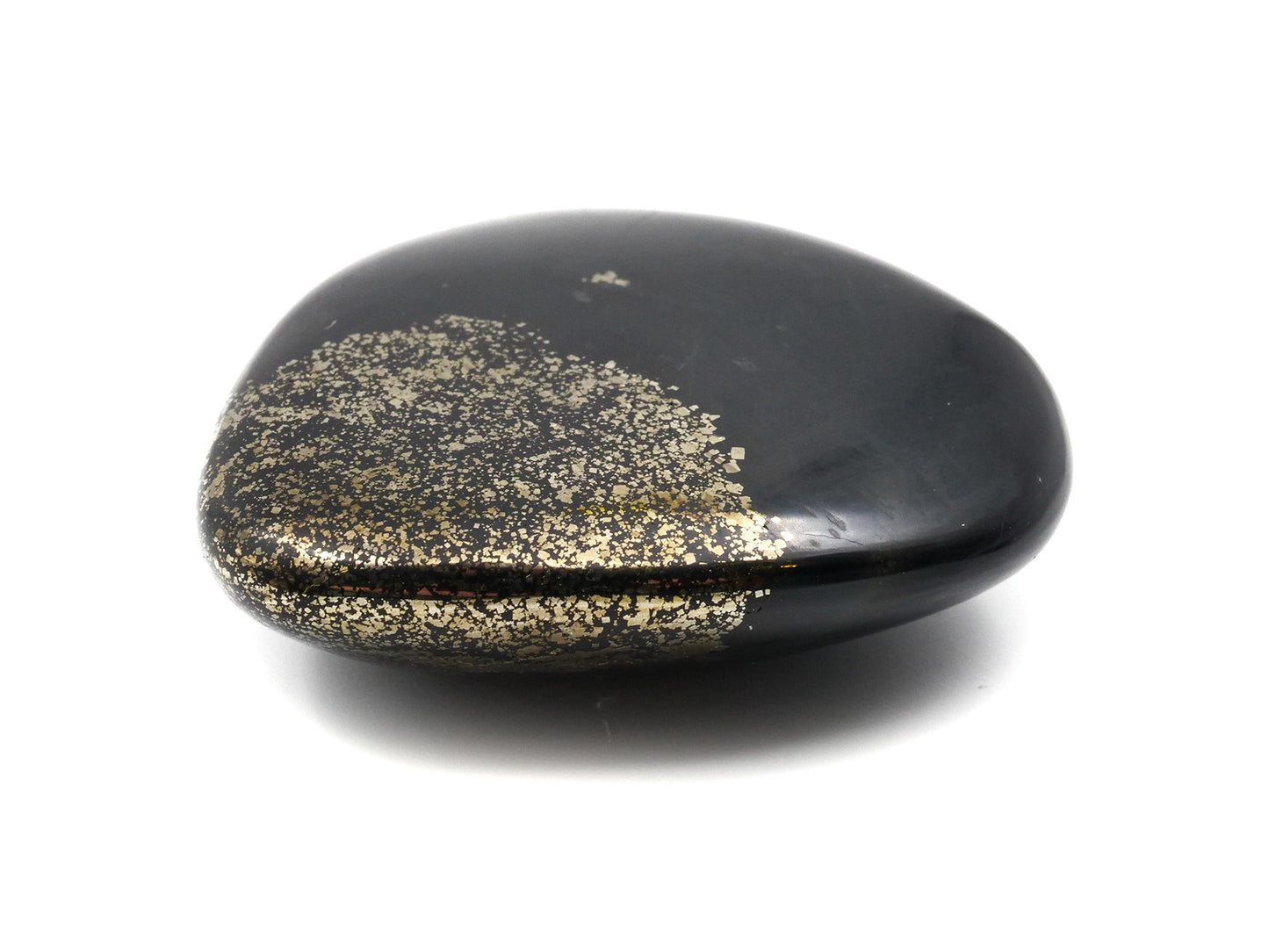 Ardoise à pyrite suisse - Pierre roulée