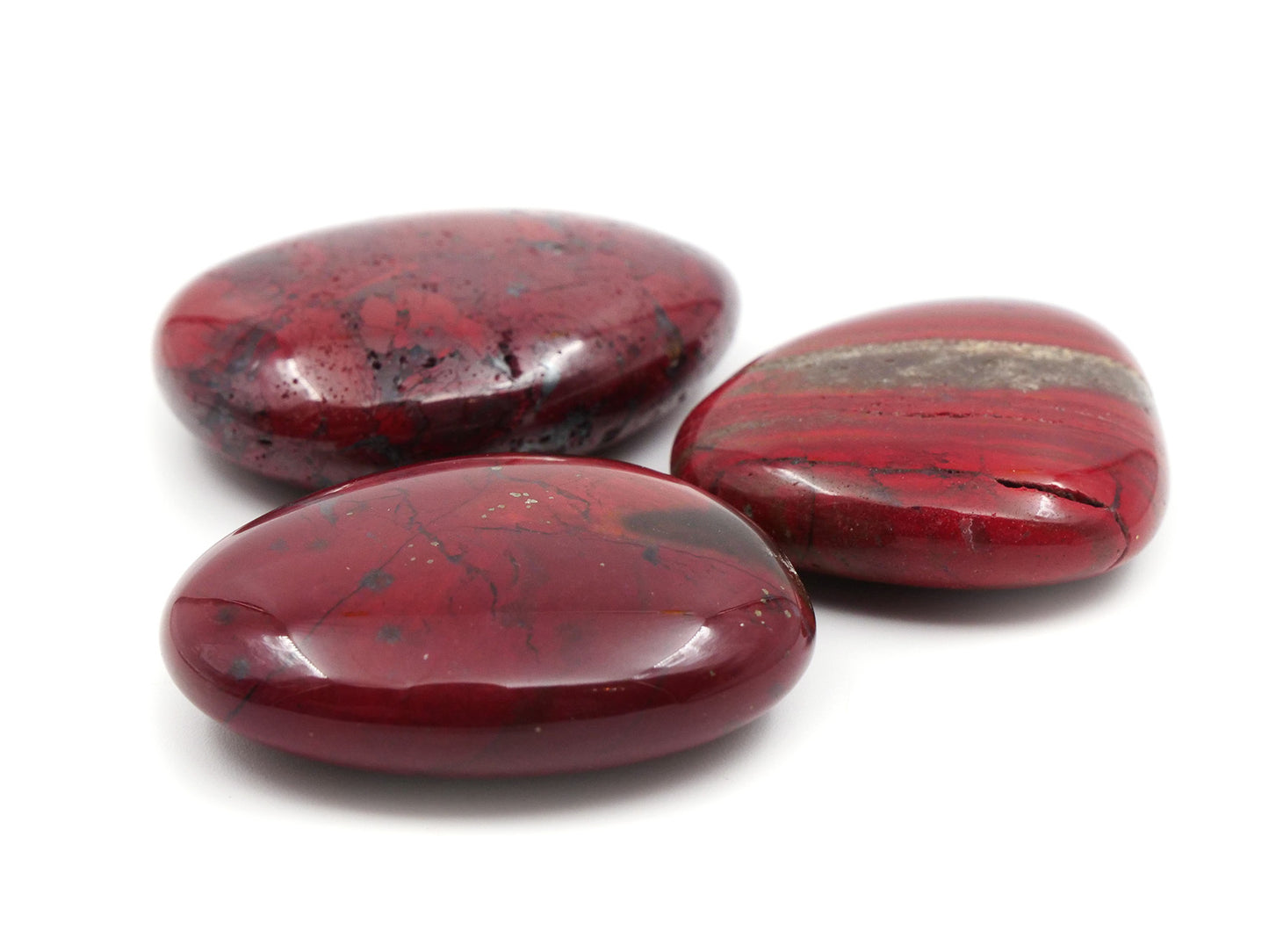 Jaspe brèche - Pierre roulée