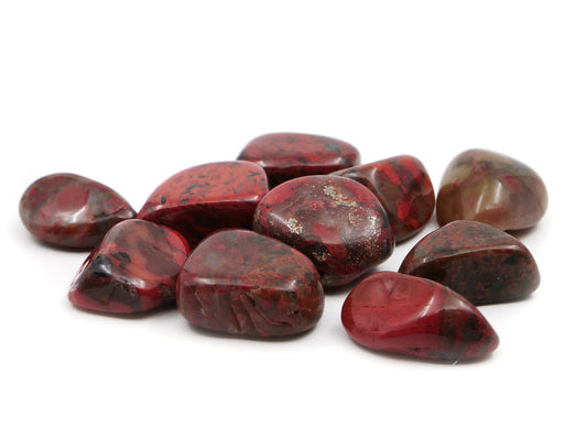 Jaspe brèche - Pierre roulée