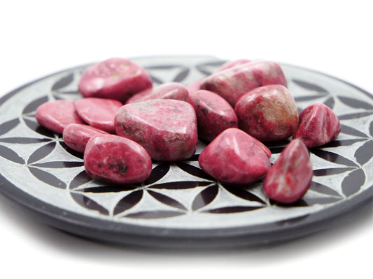 Thulite AAA - Mini pierre roulée - 50 g