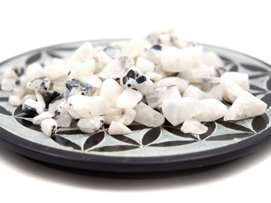 Labradorite blanche "pierre de lune" - Éclats - 50 g