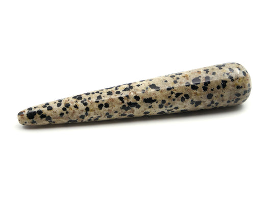 Jaspe dalmatien (aplite / porphyrite) - Bâton de massage