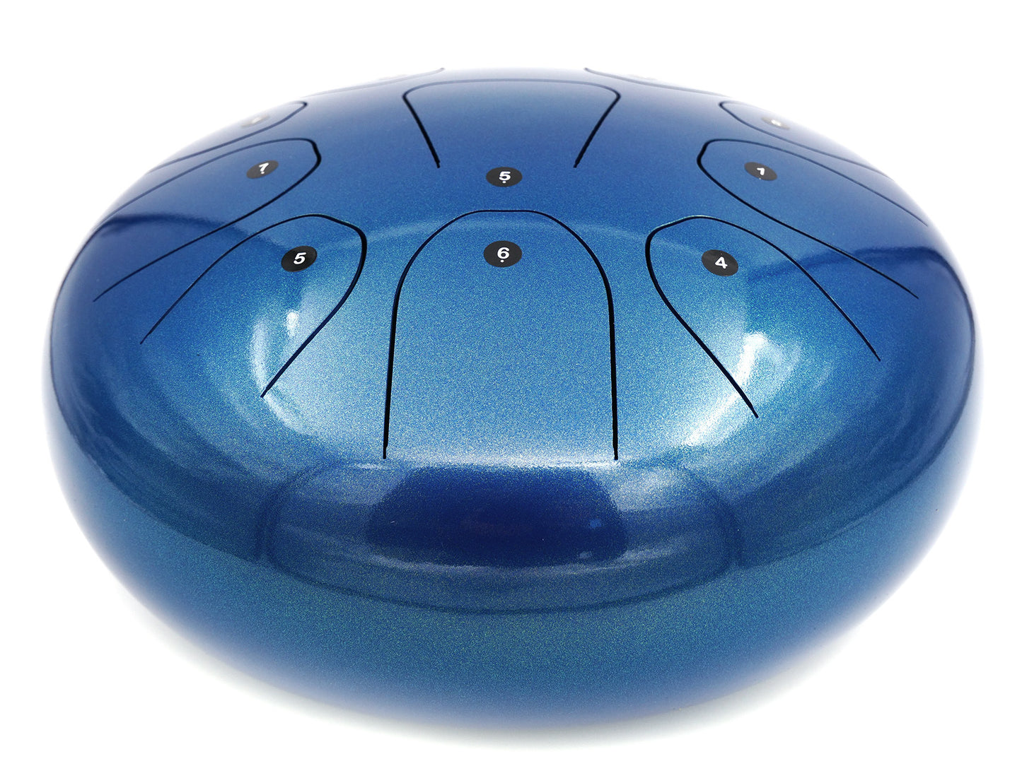 Bleu 30 cm - 432 Hz Steel tongue drum "fleur d'ange"