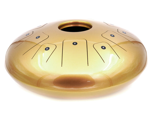 Doré 35 cm - 432 Hz Steel tongue drum "fleur d'ange"