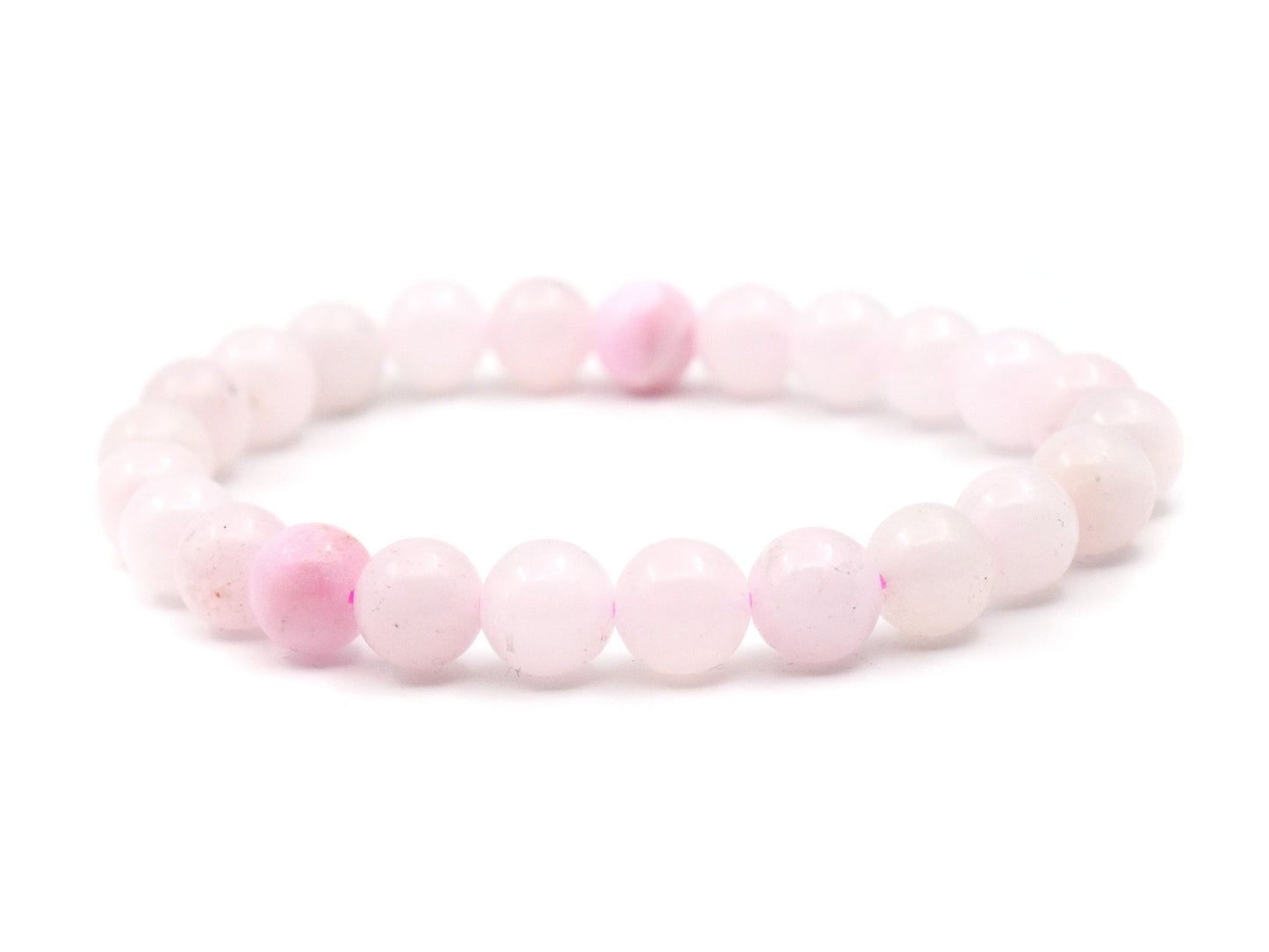 Bracelet en manganocalcite (calcite rose manganifère) - 8mm