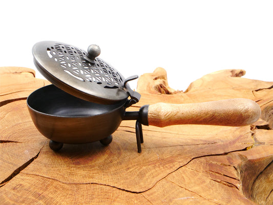 Récipient de transport avec fleur de vie