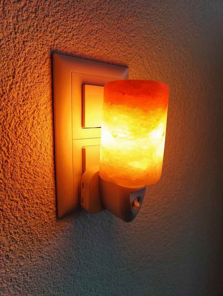 Veilleuse en sel de l'Himalaya - Cylindre