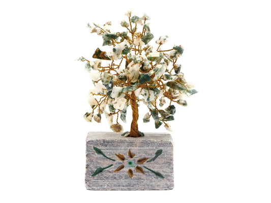 Agate d'arbre - Arbre à gemme 160 pierres