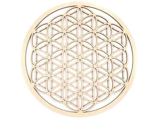 Fleur de Vie 22 cm, en bois